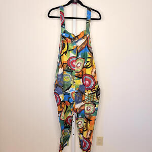 #110 Colorful Cotton Jumpsuit XL